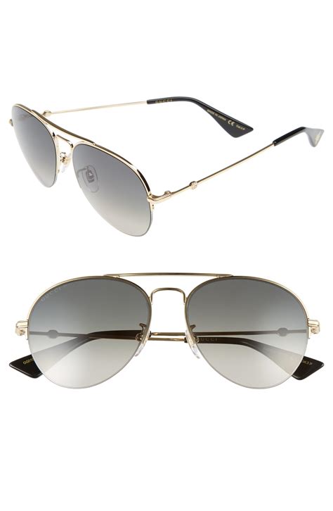 gucci 56mm aviator sunglasses|gucci aviator sunglasses on sale.